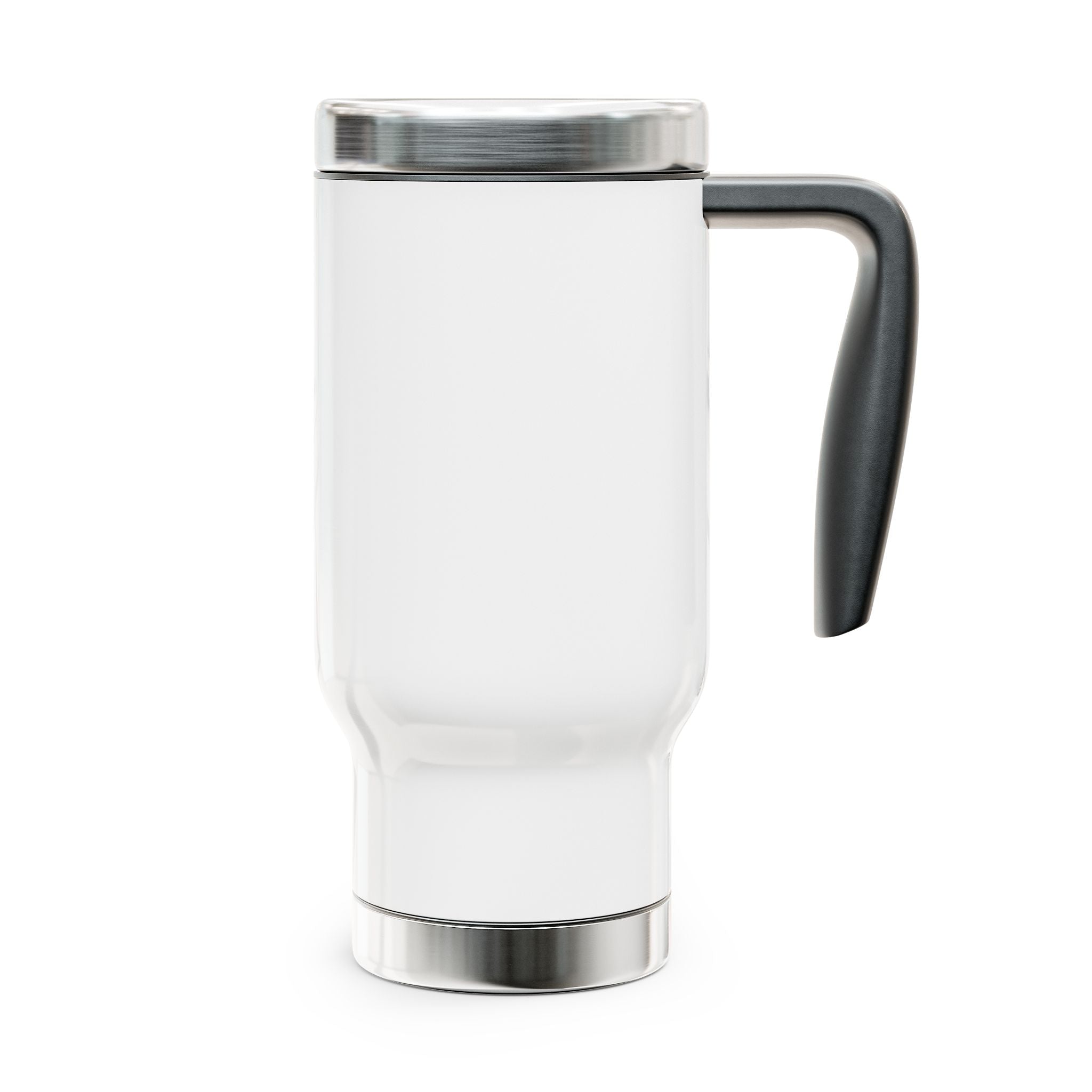 MoF 14oz Stainless Steel Travel Mug with Handle
