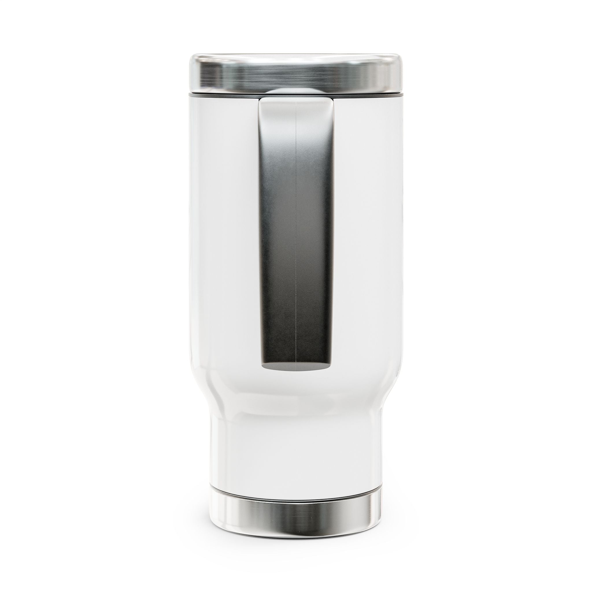 MoF 14oz Stainless Steel Travel Mug with Handle